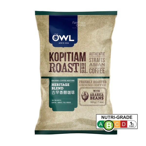 [mfoods] Owl Heritage Blend Coffee 500gm [LOCAL SG DELIVERY]
