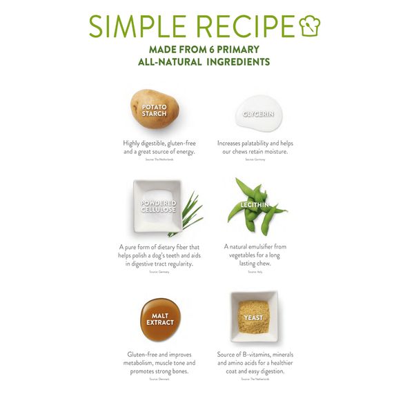 [mPets] Whimzees All Natural Dog Dental Treats Value Bag - Multiple Shapes and Sizes Available [LOCAL SG DELIVERY]