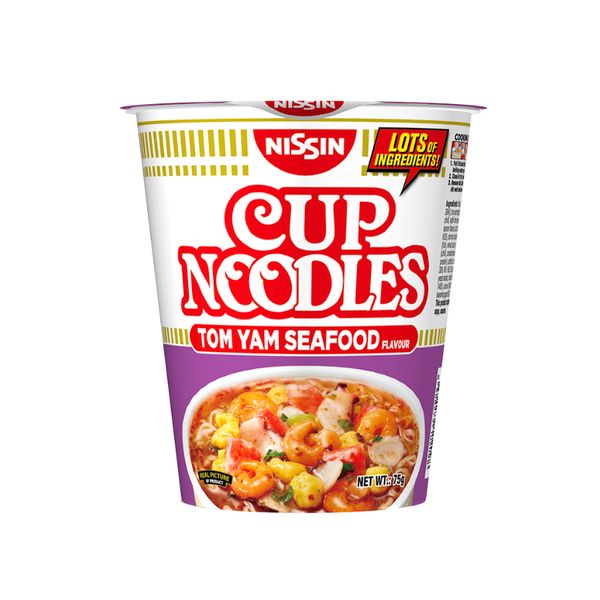 [mfoods] Nissin Tom Yam Seafood/Seafood/Chicken/Laksa/Chili Crab/Mushroom Chicken/Spicy Seafood/Kyushu White/Black Pepper Crab/Fish Head Curry/Korean Army Stew Noodles 75gm [LOCAL SG DELIVERY]