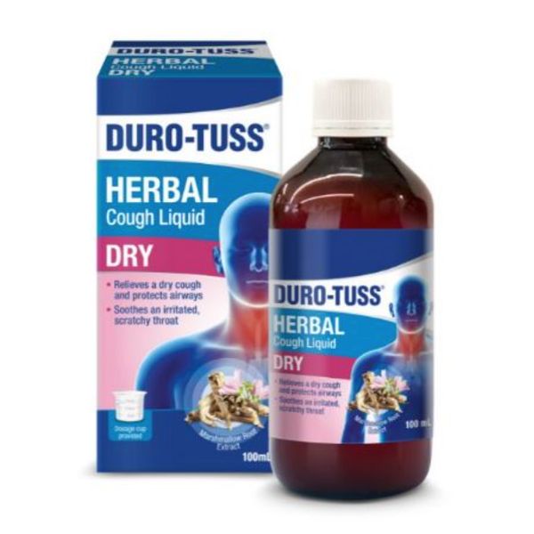 [mobileaid] Duro-Tuss Herbal Dry Cough Liquid 100ml [LOCAL SG DELIVERY]