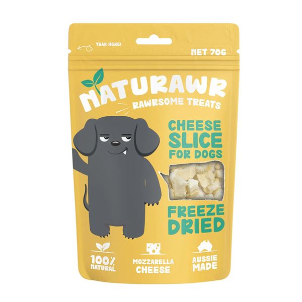 [mPets] NATURAWR CHEESE SLICE 70G RAWRC70