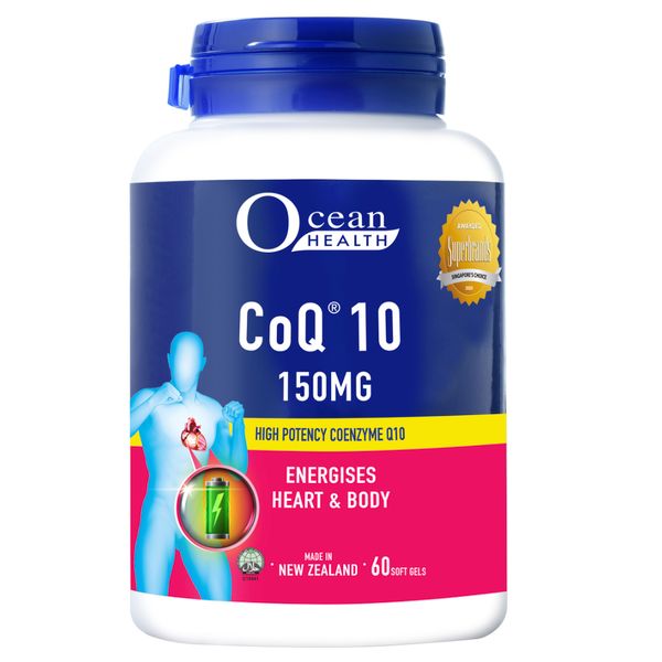 [mobileaid] Ocean Health CoQ¬Æ10 150mg (60s) [LOCAL SG DELIVERY]