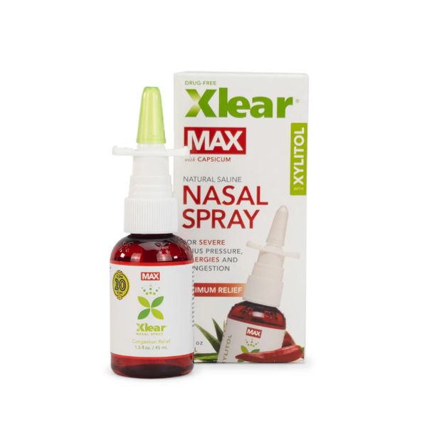 [mobileaid] Xlear MAX Natural Saline Nasal Spray with Capsicum and Xylitol 45ml [LOCAL SG DELIVERY]