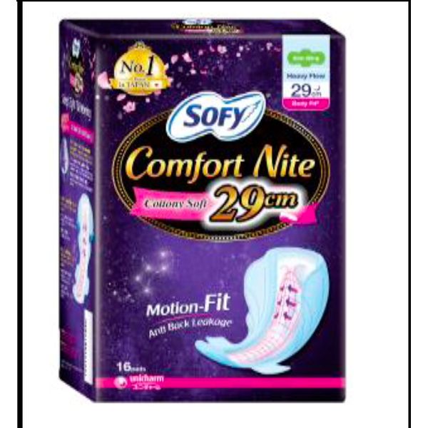 [mobileaid] Sofy Comfort Nite Slim Wing 29cm 16's/35.5cm 16's/42.5cm 8's (Body Fit) [LOCAL SG DELIVERY]