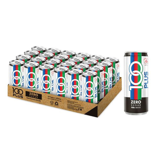 [mfoods] F&N 100 Plus Zero Original/Grape 325ml x 24 cans [LOCAL SG DELIVERY]