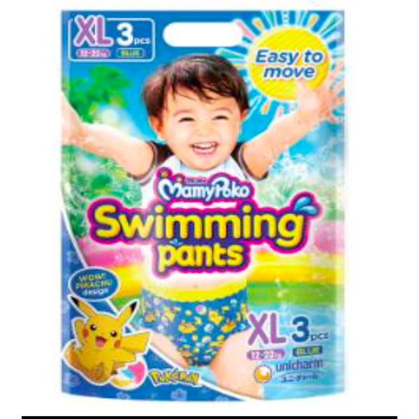 Mamy Poko Boy/Girl Swimming Pants Large(9-14kg)/X-Large (12-22kg) 3's – view 2