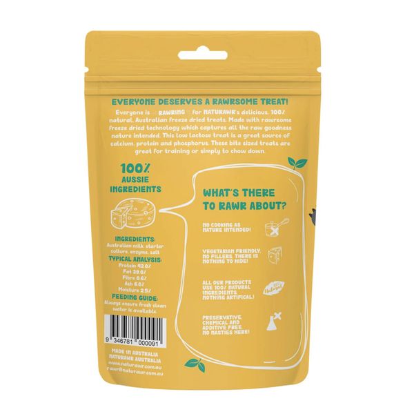 [mPets] NATURAWR CHEESE SLICE 70G RAWRC70