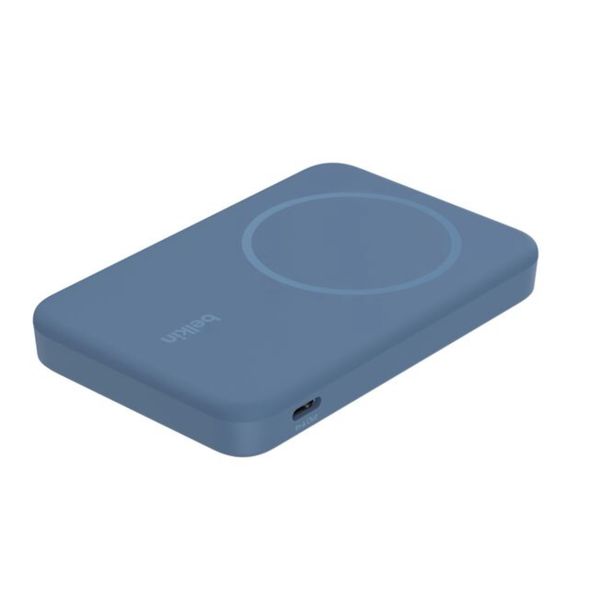 Belkin 5000mah - 15W Qi2 WIRELESS POWER BANK - BLACK/WHITE/BLUE – view 2