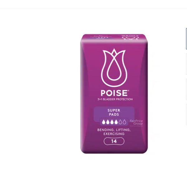Poise Pad Regular 19cm/Extra Long 21.5cm/Regular 24.8cm/Extra 31.5cm/Super 27.6cm/36.5cm/Charcoal Extra Long/Charcoal Light…