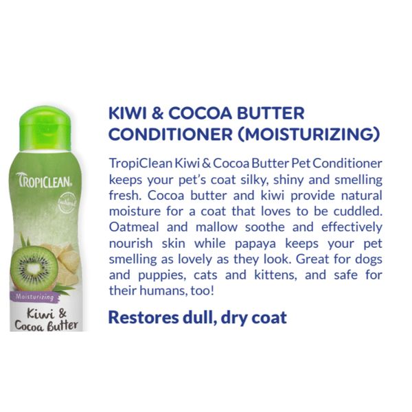 [mPets] TropiClean Lime/Kiwi & Cocoa Butter OR Berry & Coconut/ Gentle Hypoallergenic Deep Cleansing Cat Shampoo [LOCAL SG DELIVERY]