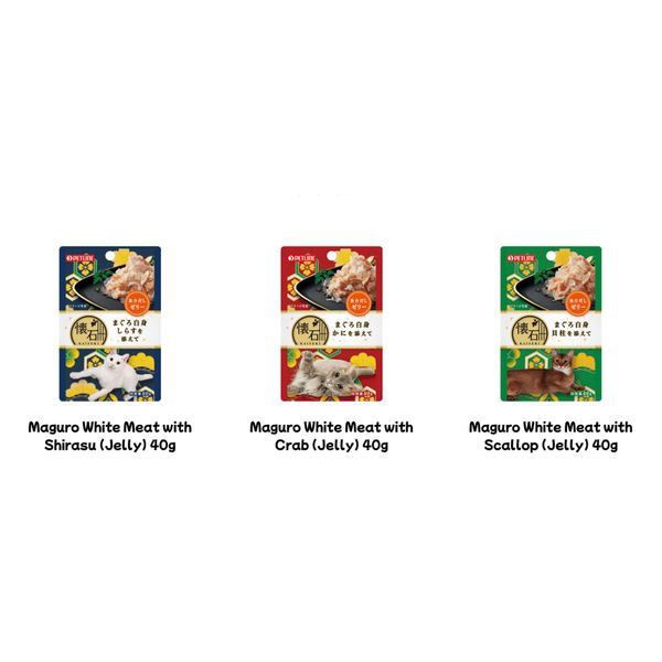 [mPets] Petline Kaiseki Pouch Maguro White Meat 40g [LOCAL SG DELIVERY]