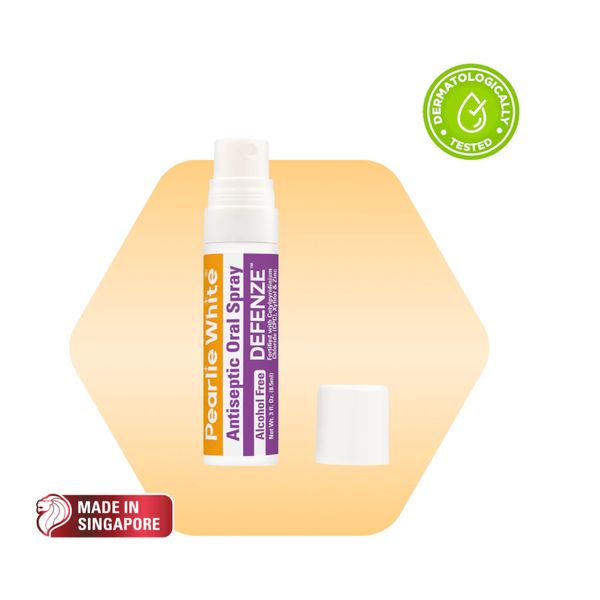 [mobileaid] Pearlie White Defenze Antiseptic Oral Spray 8.5ml [LOCAL SG DELIVERY]