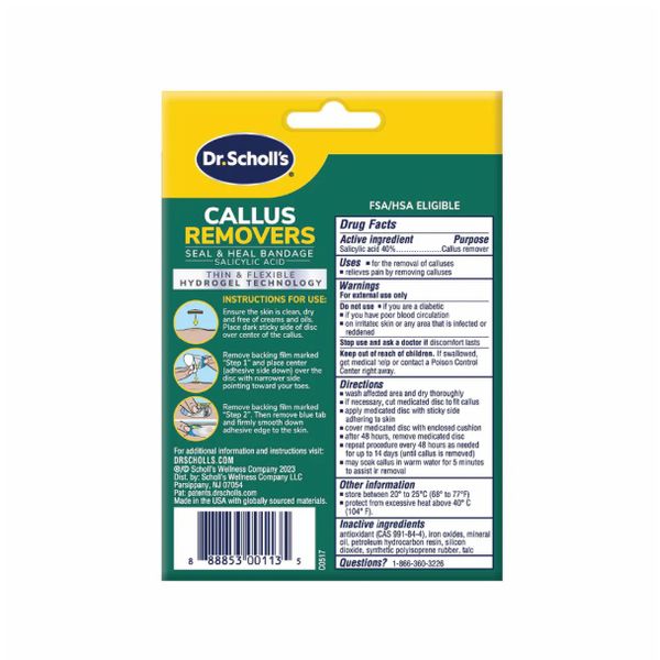 Dr. Scholls Callus Removers Seal & Heal Bandage with Hydrogel Technology – view 2