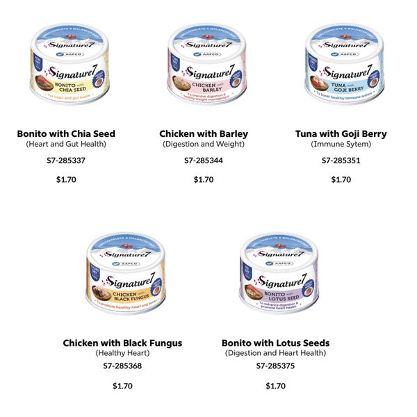 [mPets] Signature7 Cat Wet Food Superfood Pate - Contains Superfoods Benefits (80g Tin) [LOCAL SG DELIVERY]