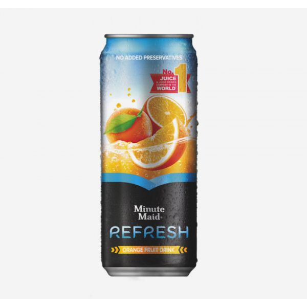 [mfoods] Bundle of 2 cartons minute maid Refresh Orange 300ml 6 x 4 cans [LOCAL SG DELIVERY]