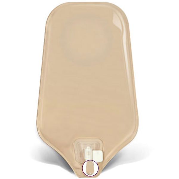 Esteem+ 1 pc Urostomy with Durahesive, Cut To Fit, Accuseal Tap w Valve 10's