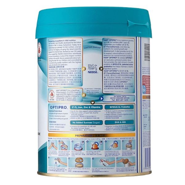 [mkids] Nestle NAN OPTIPRO 3 850g From 1 year onwards [LOCAL SG DELIVERY]