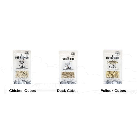 [mPets] Food For The Good Freeze Dried Cubes for Dogs and Cats [LOCAL SG DELIVERY]