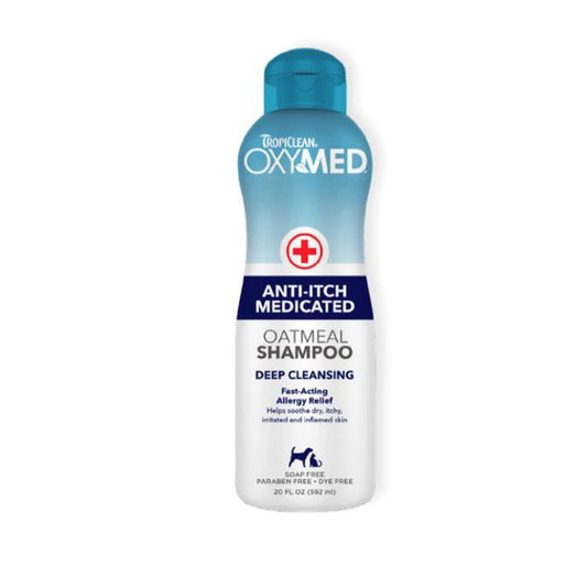 [mPets] TropiClean Oxymed Shampoo (20fl oz/ 1gal/ 7.4fl oz)* [LOCAL SG DELIVERY]