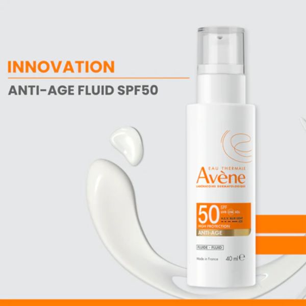 [Dermaceutica] Avene Anti-Aging Suncare SPF50+ Fluid 40ml [LOCAL SG DELIVERY]