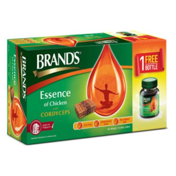 [mobileaid] Brands Essence Of Chicken W Cordyceps 68ml 6+1s [LOCAL SG DELIVERY]