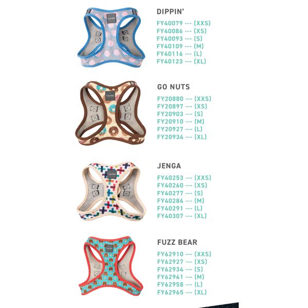 [mPets] FuzzYard XXS/XS/S/M/L/XL Step-In Harness for Pets [LOCAL SG DELIVERY]