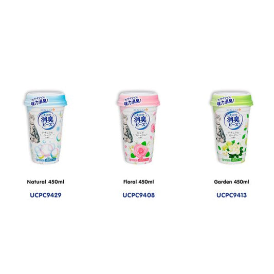 [mPets] Unicharm Pet Deodorising Beads - Eliminates Odour from Cat Litter (450ml Box) [LOCAL SG DELIVERY]