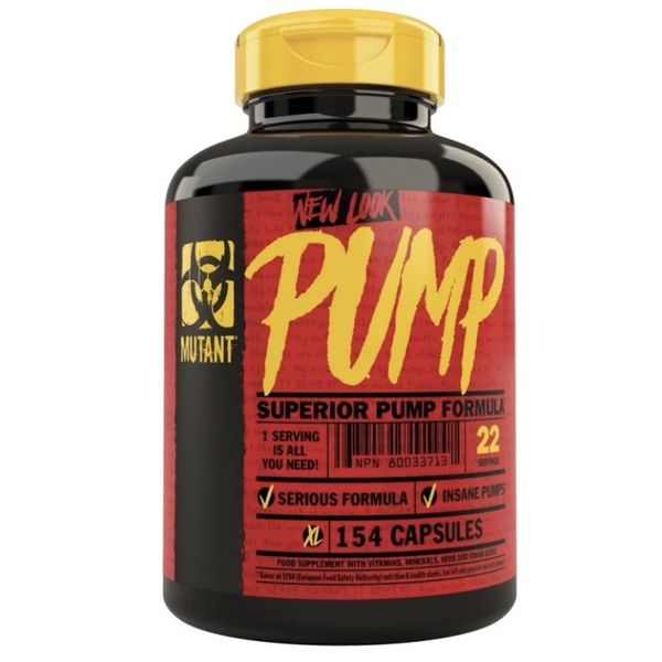 [mfoods] Mutant PUMP 154 capsules | Insane Pump Supplement | Maximum Strength | Enhanced Muscle Pumps  [LOCAL SG DELIVERY]