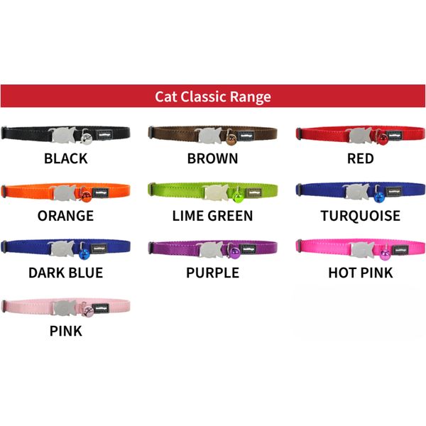 [mPets] RedDingo Cat/Kitten Collar - Classic Range (One size - Cat size/Kitten size) [LOCAL SG DELIVERY]