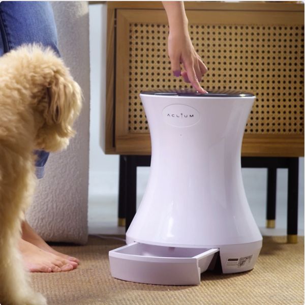 Aclium Automatic Pet Feeder (Round) – view 3