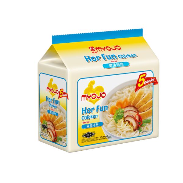 [mfoods] Myojo Chicken Bee Hoon/Tom Yam Bee Hoon/Bi-Huin Soto/Hor Fun 5 x 60gm [LOCAL SG DELIVERY]