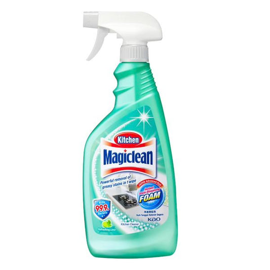 [mWash] Magiclean Kitchen Cleaner Refreshing Lime/Green Apple Trigger 500ml [LOCAL SG DELIVERY]