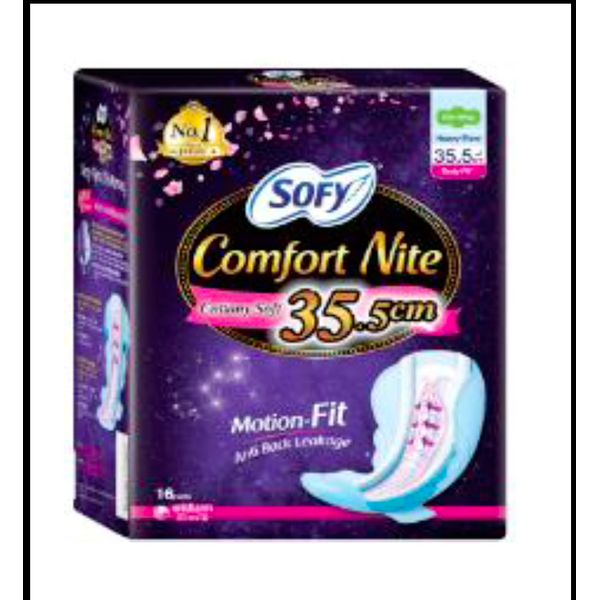 Sofy Comfort Nite Slim Wing 29cm 16's/35.5cm 16's/42.5cm 8's (Body Fit) – view 2