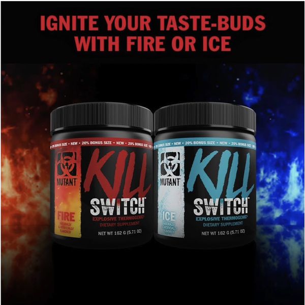 [mfoods] Mutant KILL SWITCH Thermo, Fat Burner, Explosive Thermogenic, Fasted Cardio, Burn Energy Drink, 162g [LOCAL SG DELIVERY]
