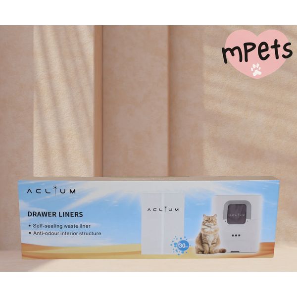 Aclium Drawer Liners for Automatic (30 pieces)Cat Toilet A-01B/Self-Cleaning (80 pieces) Cat Toilet CTR-01B – view 2