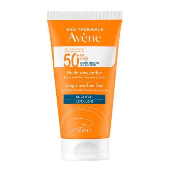 [Dermaceutica] Avene SPF50+ Fragrance-Free Fluid Sunblock 50ml [LOCAL SG DELIVERY]