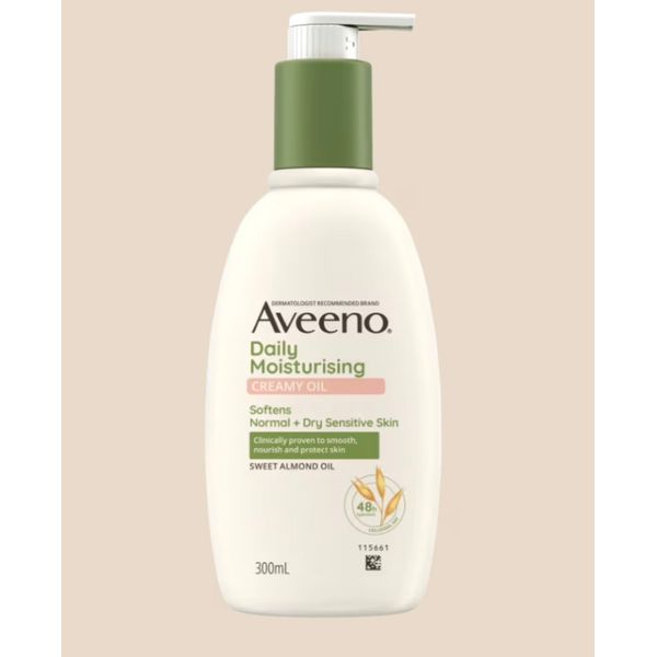 [Dermaceutica] Aveeno Daily Moisturising Creamy Oil Sweet Almond Lotion 300ml [LOCAL SG DELIVERY]