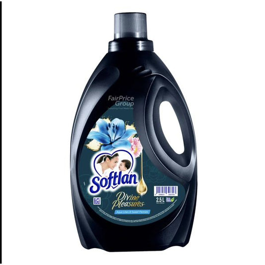 [mWash] Softlan Divine P Aqua Lilies/Midnight Lotus 2.5L [LOCAL SG DELIVERY]