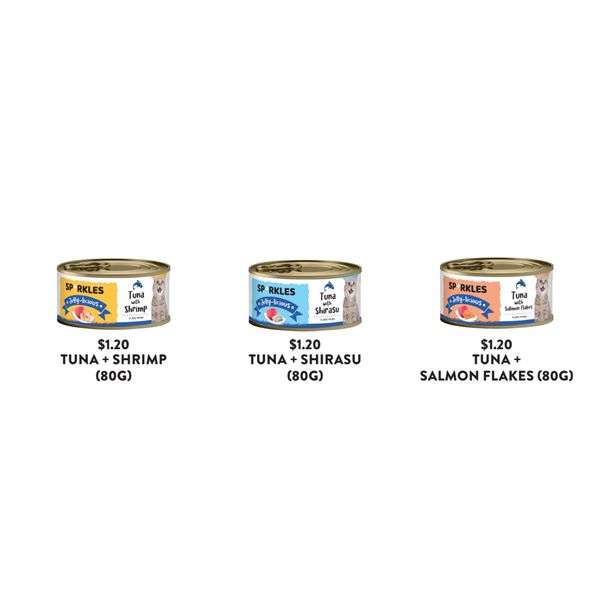 [mPets] Sparkles Cat Wet Food 80g [LOCAL SG DELIVERY]