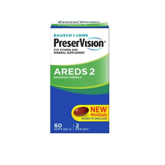 【mobileaid】【Bausch + Lomb】Preservision Eye Vitamin AREDS 2 Formula Soft Gel 【LOCAL SG DELIVERY】