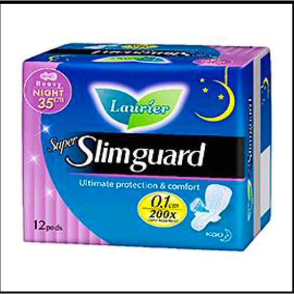 Laurier Super Slimguard Day Wing 22.5cm 20's/25cm 16's/Heavy Night 30cm 14's/35cm 12's/40cm 10's – view 4