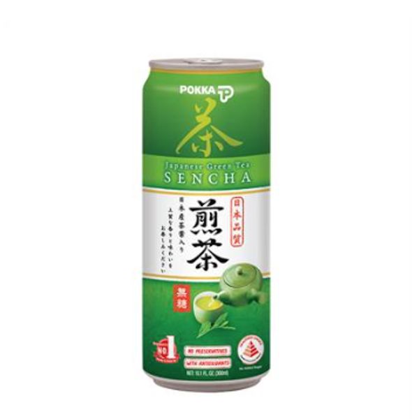 [mfoods] Bundle of 2 cartons Pokka Can Drink - Sencha Japanese Green Tea (No Sugar) 300ml x 24 cans [LOCAL SG DELIVERY]
