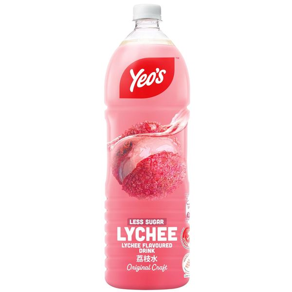 [mfoods] Bundle of 2 cartons Yeo's Bottled Drinks - Lychee Drink 380ml x 24 bottles [LOCAL SG DELIVERY]