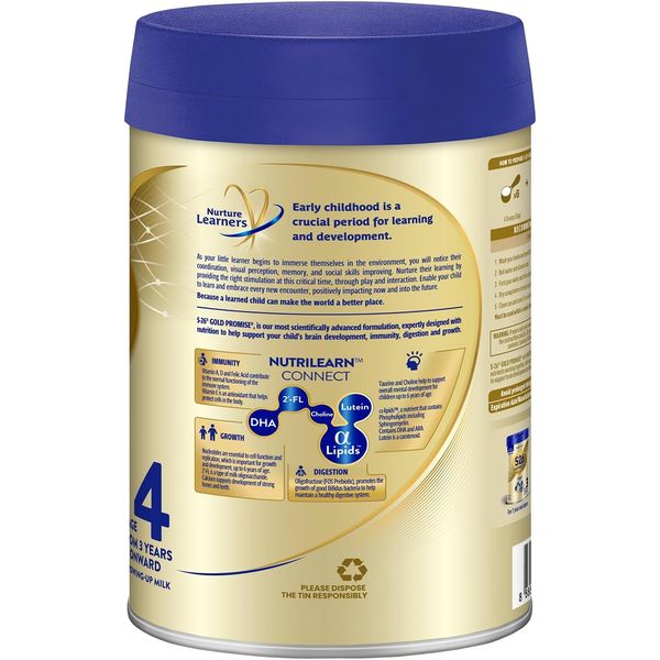 [mkids] Wyeth S-26 GOLD PROMISE Stage 4 2'-FL Singapore Formulation [LOCAL SG DELIVERY] 900g