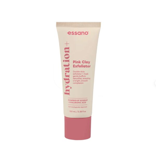 [Dermaceutica] Essano Hydration+ Pink Clay Exfoliator 100ml [LOCAL SG DELIVERY]