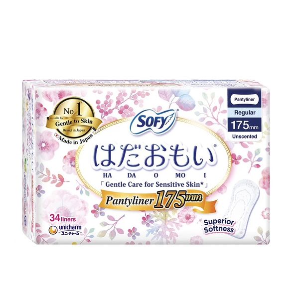 [mobileaid] Sofy Hadaomoi Pantyliner 175mm Unscented 34's [LOCAL SG DELIVERY]