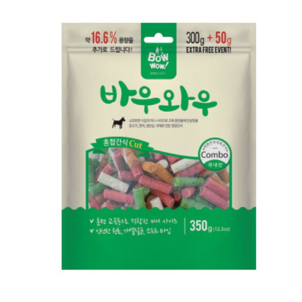 [mPets] Bow Wow Mixed Snacks/Mixed Cut (Dog Treats) [LOCAL SG DELIVERY]