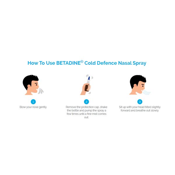 Betadine Cold Defence Nasal Spray, 20ml – view 2