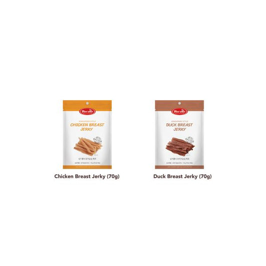 [mPets] Bow Wow Chicken Breast/Duck Breast Jerky 70g (Dog Treats) [LOCAL SG DELIVERY]