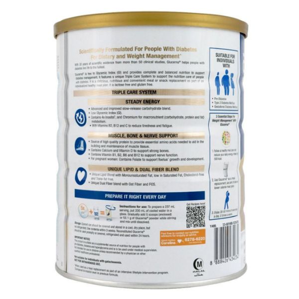 Abbott Glucerna Triple Care Wheat Flavour 800g – view 3